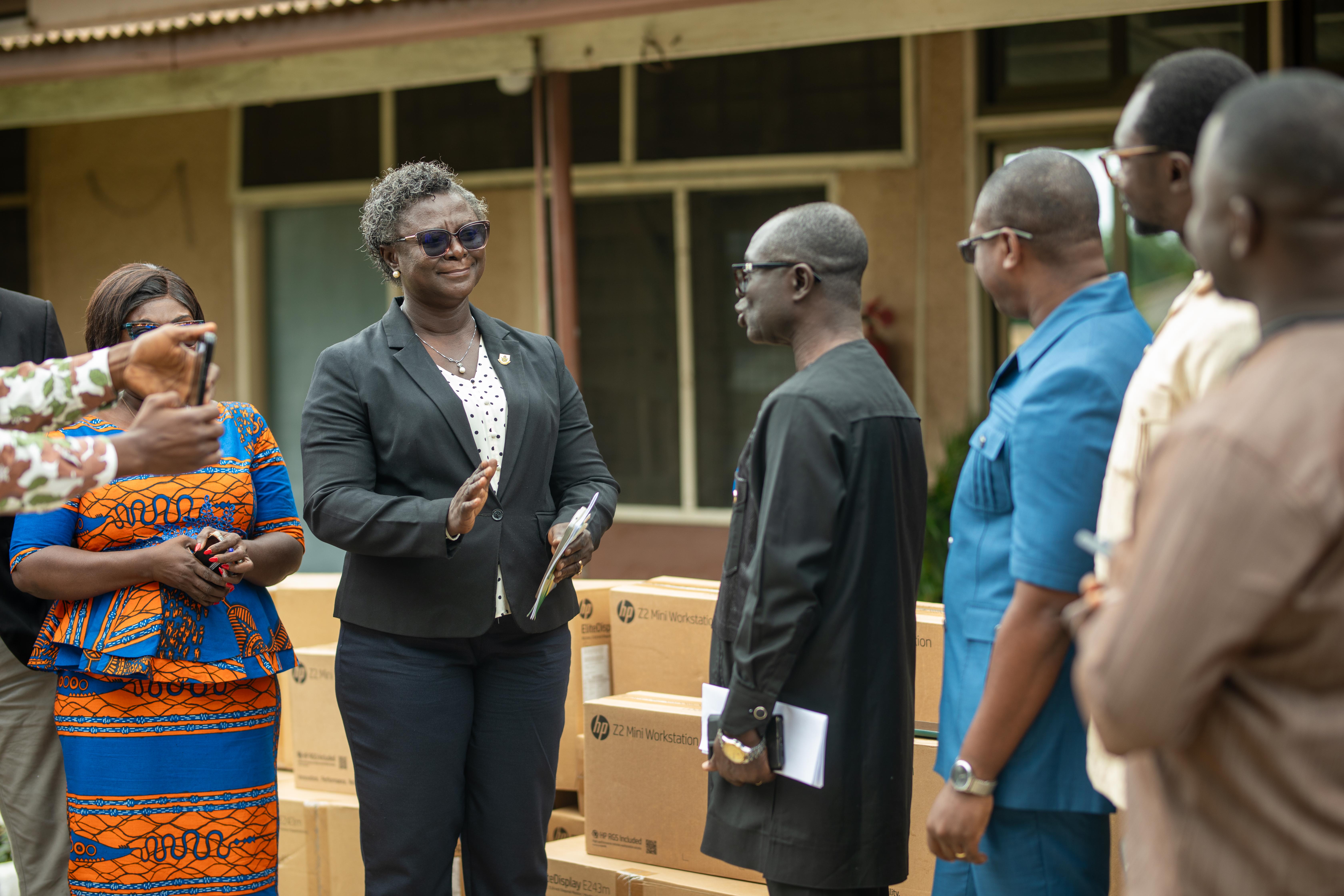 Basic S​​​​​​chool Headmistress, Rev. Mrs. Irene Owusua Nkansah