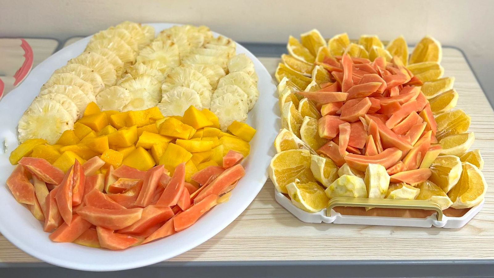 Fruits display in Adenta Centre