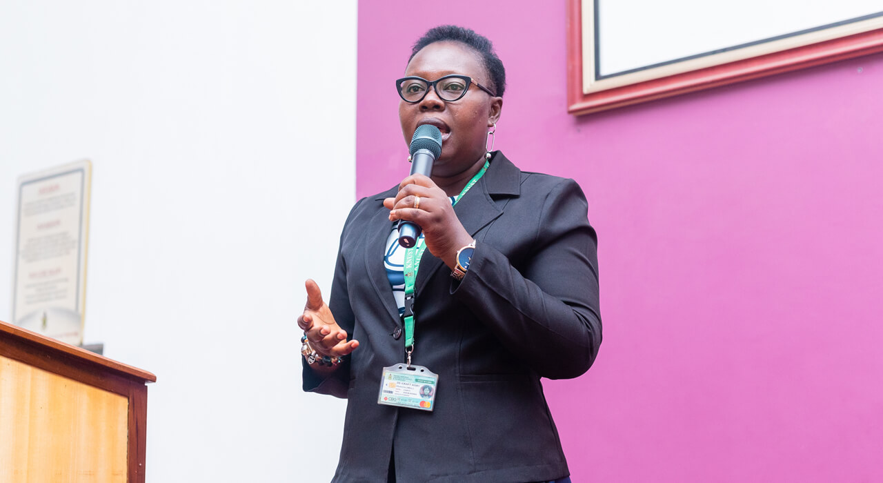 Mrs. Victoria De-Graft Adjei, the Head of the KNUST Counselling Centre